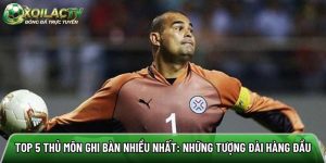 Top 5 thủ môn ghi bàn nhiều nhất: Những tượng đài hàng đầu